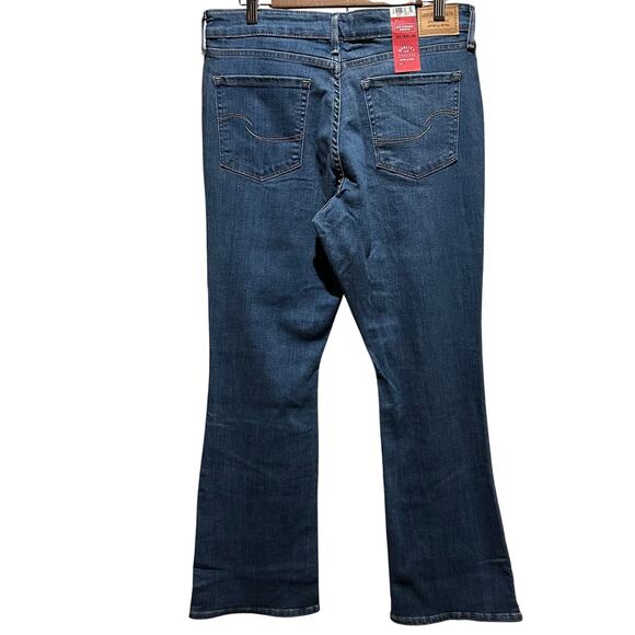 NWT! Levi Strauss Women’s Size 10S/W30/L30 Blue Denim Mid-Rise Bootcut Jean K663 - Picture 7 of 15